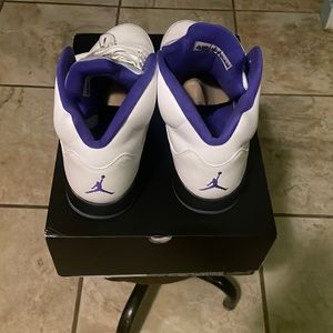 Retro 5’s white dark concord /black size 14 men